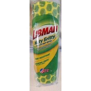 Libman NITTY GRITTY 10 Inch Tear Resistant Sponge Roller Mop Refill Brand New